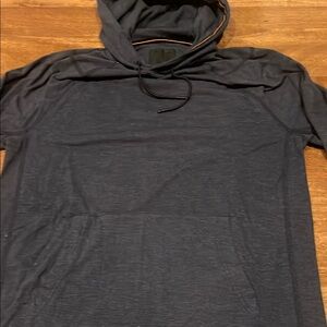 Abercrombie & Fitch Dark Blue  Hooded Men's Shirt